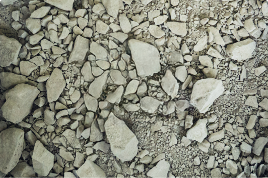 Brita Graduada Tratada com Cimento